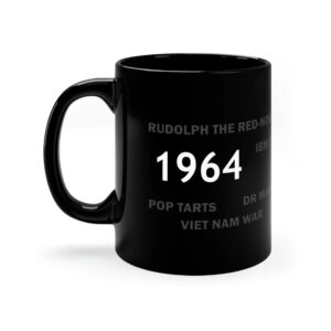 1964 Fathers Day Gift Vintage Year Coffee Mug Gift for Dad Celebrating the Historic Events and Products of the Time
