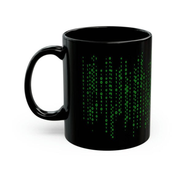 Matrix Falling Code Coffee Mug Gift for Son Gift for Computer Geek