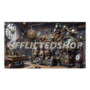 Digital Download Fathers Day Gift Steampunk Industrial Machine