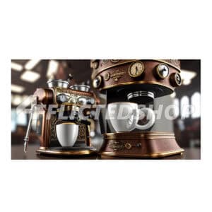 Steampunk coffeemachine Digital Download